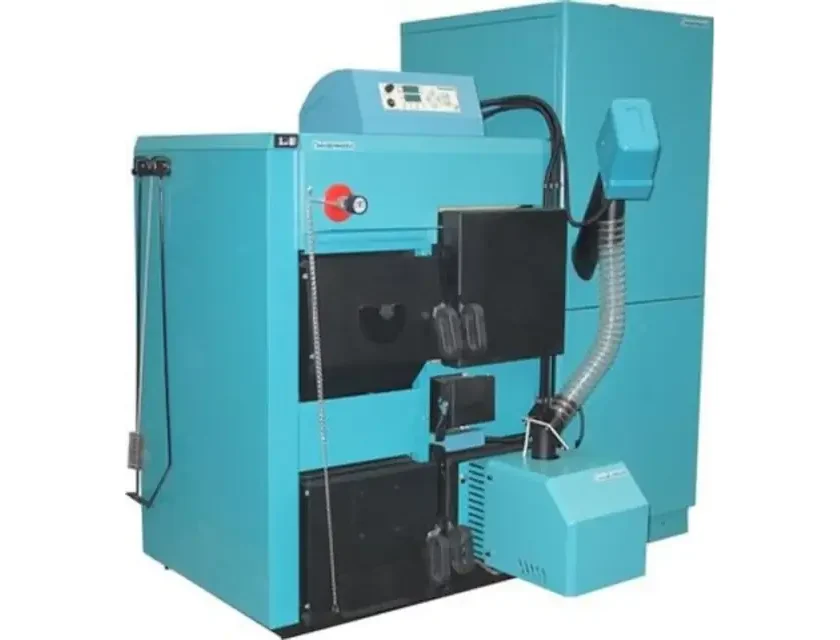 Cazan pe peleti Centrometal CentroPlus 50 kW, dublu, 370 litri, automat, tabla de otel