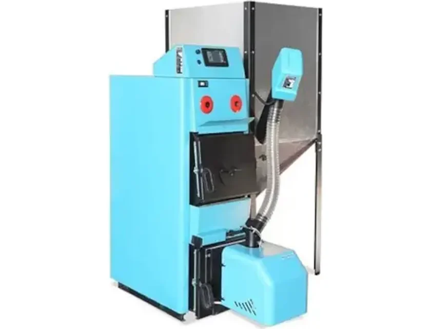 Cazan pe peleti Centrometal EKO-CK P 50 kW, rezervor 370 litri, control touch, automat