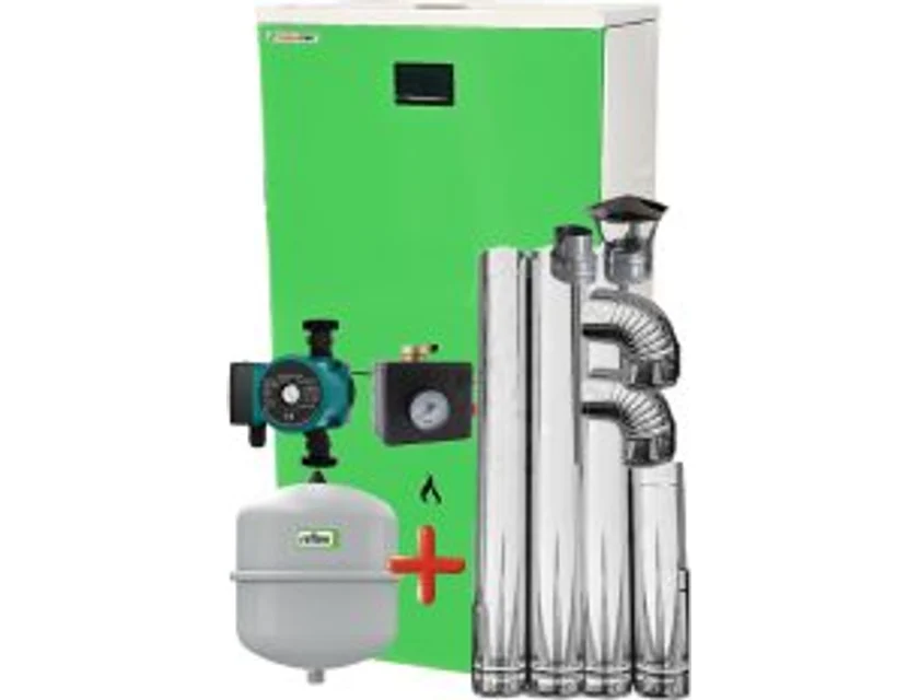 Centrala pe peleti compacta Thermfort 10-30kW TPB30- inclus kit de evacuare, pompa, vas expansiune, grup siguranta