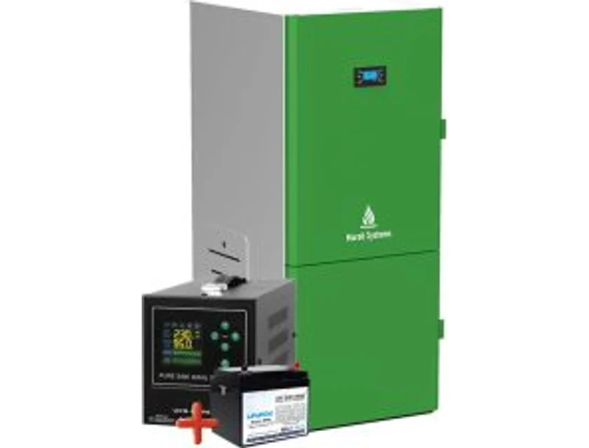 Centrala peleti compacta Mareli Premium RubynoR ECOSTAR SBN 20-35KW- UPS cu baterie LiFePO4