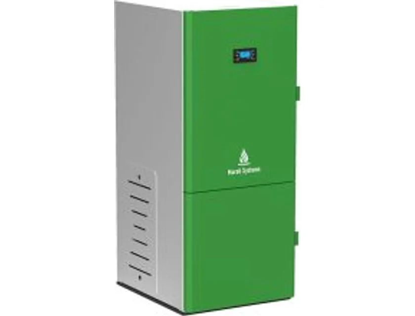 Centrala peleti compacta Mareli Premium RubynoR ECOSTAR SBN35 20-35KW -stabilizator, kit evacuare inox, kit hidraulic- All inclusive